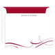 Elegant Flourish Flat Note Cards Image 8 of 8